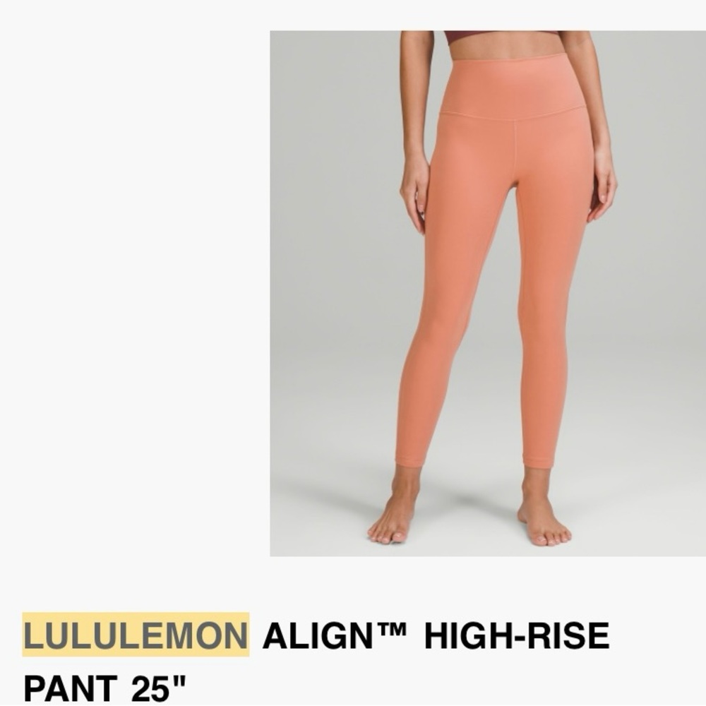 Lululemon high rise align leggings